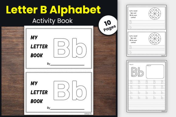 Download Letter B Alphabet Activity Book for Kids - Alphabet activity book Collection