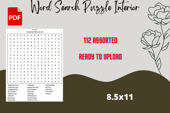 Download Assorted Word Search for Adults Interior - Adults interior Collection
