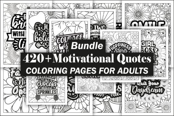 Download Motivational Quotes Coloring Book Bundle - Motivational quotes Collection